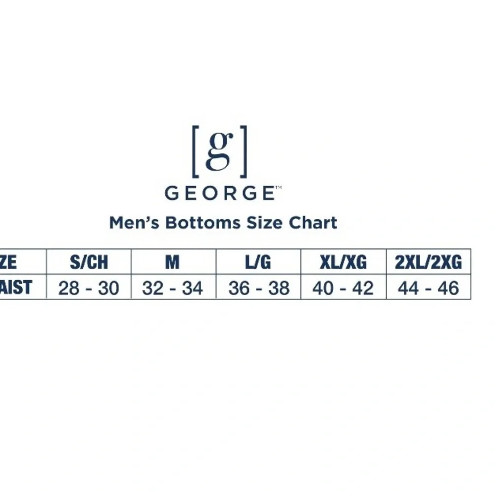 George Men's Mid Rise Briefs, 6-Pack Sz 3XL (48-50)